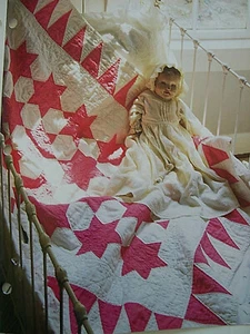 Twinkle Twinkle Star Quilt Pattern Spinning Spools w/uncut plastic templates - Picture 1 of 3