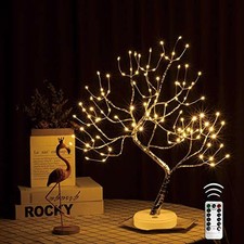IMUKUN Luce per Bonsai (8 Modi di Illuminazione +Telecomando|Bianco Caldo)
