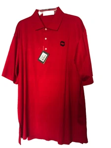 Fairway Greene red polo shirt L cotton men nwts logo - Picture 1 of 3