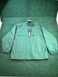 Men's Dunbrooke Green New York Jets Triumph Fleece Full-Zip Jacket Large - Picture 1 of 5