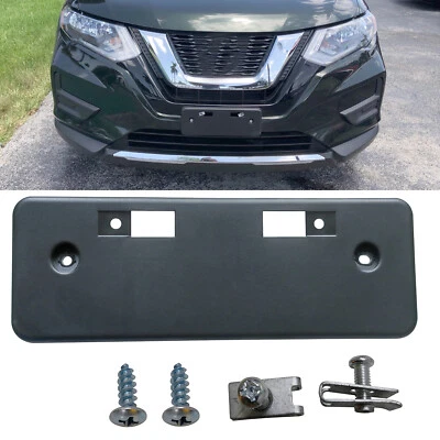 For 2017-2020 Nissan Rogue Front License Plate Frame Holder Mounting Bracket Foto 1 de 4