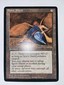 MTG Spirit Shield Fallen Empires 90 Regular Rare - Picture 1 of 6