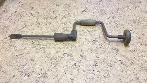 Antike frühe Stanley-Holzklammer mit verstellbarem Bit und Bitbox. - Bild 1 von 4
