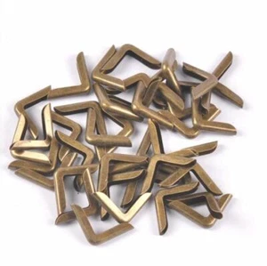 12x Antiguo Álbum Esquina Libro de Bronce Borde Hardware Protector Scrapboking Craft 2 - Imagen 1 de 1