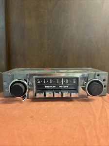 1966 AMC AMERICAN MOTORS AM RADIO Rare Original With Preset Buttons Chrome USA￼ - Picture 1 of 20