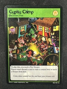 Neopets Gypsy Camp 55/100 The Haunted Woods Location Uncommon - Bild 1 von 2