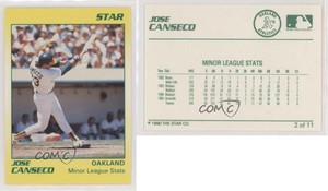 1990 Star Jose Canseco Yellow Jose Canseco #2