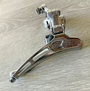 SHIMANO 600 ARABESQUE FRONT DERAILLEUR CLAMP ON 28.6 MM 6 OR 7 SPEED - Picture 1 of 4