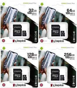 Micro SD 32GB 64GB 128GB 256GB Class 10 SDHC SDXC Memory Card & Adapter TF SDXC - Picture 1 of 31