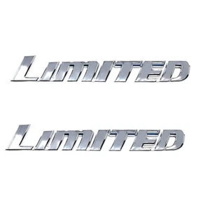 2 Limited Emblems 4Runner Sequoia Tacoma Tundra Rear Badge - Premium Adhesive - Foto 1 di 5