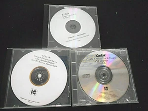 Vintage Kodak Create it Photo Plus Software/Templates, Set of 3 CD's - Picture 1 of 4