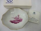Vintage Hochst German Porcelain Souvenir Trinket Dish Bayport Texas With Box