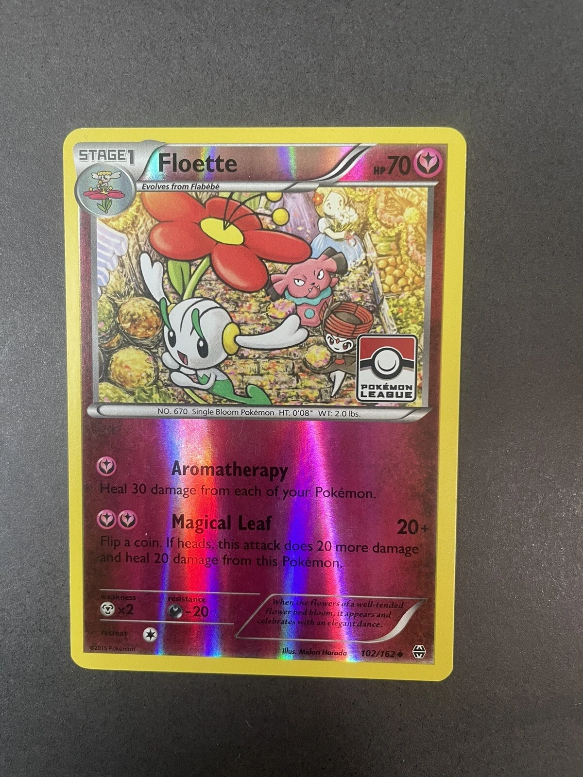 Pokemon - Floette (Pokemon League) - 102/162 - Promo NM