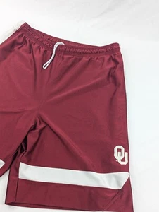 Vintage Nike Team Satin OU Oklahoma Sooners Nike Basketball Shorts XL - Picture 1 of 6