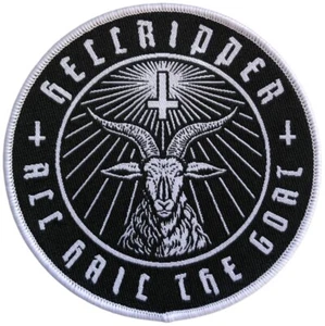 HELLRIPPER - Goatmaster White - 9 cm - Patch - 169725 - Bild 1 von 1