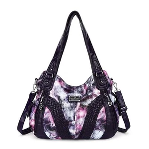 Angel Kiss Purses for Women, Large Shoulder Bag Hobo Tote Purse Mutipocket Hobo - Picture 1 of 7