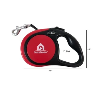 Automatic Retractable Dog Leash , 16 ft for dogs up to 33 lbs.Qty:1 - Picture 1 of 3