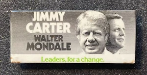 Jimmy Carter 1976 'Líderes para un cambio' campaña electoral presidencial - Imagen 1 de 4