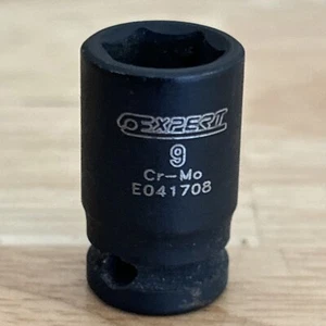 Expert Mac Tools 9mm Shallow Impact Socket 1/4" Drive 6 Point E041708 - Picture 1 of 4