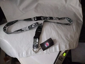NFL LICENSED NY JETS LANYARD ID HOLDER KEYCHAIN KEY RING DETACHABLE CLIP SafeyC - Picture 1 of 4