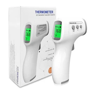 Berührungsloses Infrarot Stirnthermometer, Fieberalarm, LCD - Bild 1 von 5
