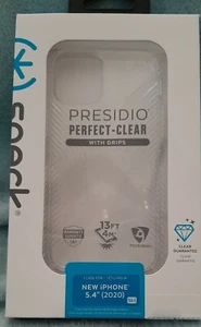 Speck Presidio Perfect Clear with Grips for iPhone 12 mini 5.4" (2020) NEW - Picture 1 of 3