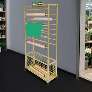 Mobile Ribbon Holder Organizer Rack Ribbon Holder with Wheels Large Capacity - Picture 1 of 6