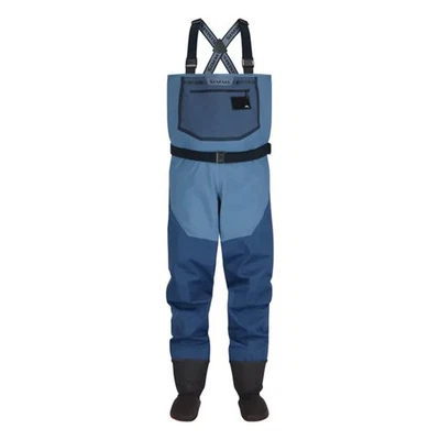 Calza uomo Simms Freestone Wader Medium 9-11 Midnight - NUOVA CON SCATOLA! - Immagine 1 di 3