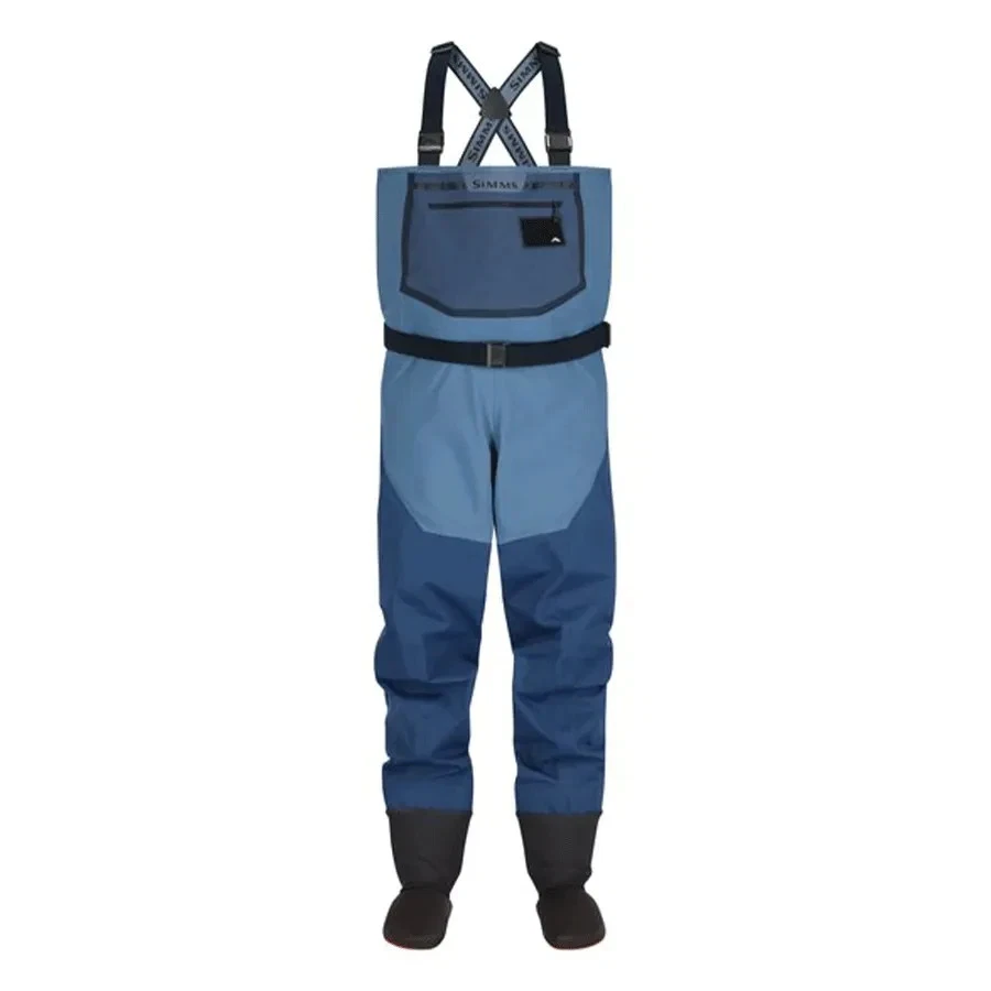 Calza uomo Simms Freestone Wader Medium 9-11 Midnight - NUOVA CON SCATOLA! - Immagine 1 di 3