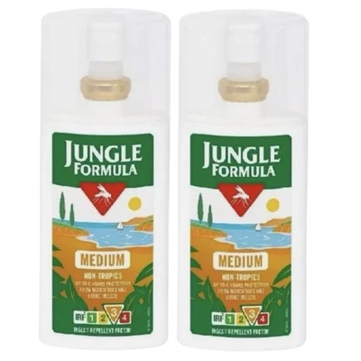 Jungle Formula MEDIUM Pump Insect Repellent Spray,90ml sleep Free Mosquito X2 - Image 1 of 4