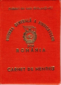 Romania, 1981, Syndicates Union Member Card RSR - Picture 1 of 13