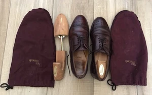 Allen Edmonds 5171 Lexington Oxford Burgundy Budapester Herren Schuhe US 8 D TOP - Bild 1 von 9