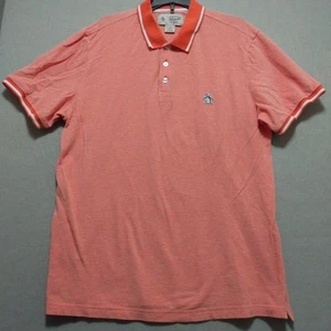 Camisa informal de golf Penguin para hombre grande naranja - Imagen 1 de 12