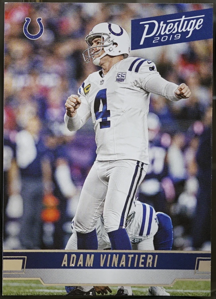 2019 Panini Prestige Football Adam Vinatieri #94 NM - Image 1 of 1