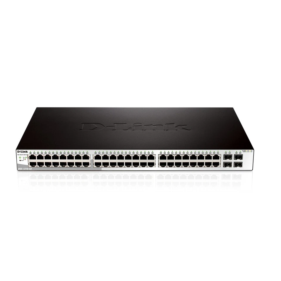 D-Link DGS-1210-52 52-Port Gigabit Smart Switch with 4 SFP Ports - Image 1 of 1