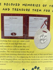 Dog Journal & Plaster-Casting Kit -  First Impressions ~New Sealed Packaging - Picture 1 of 6