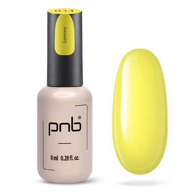 PNB Gel Polish UV/LED Gellack Profi Nagellack 7-Free Formel – Lemony 034