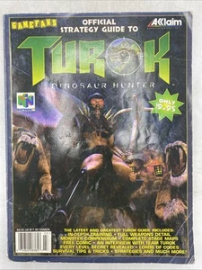 GameFans Official Strategy Guide – Turok: Dinosaur Hunter (N64, Acclaim) RARE - Picture 1 of 17