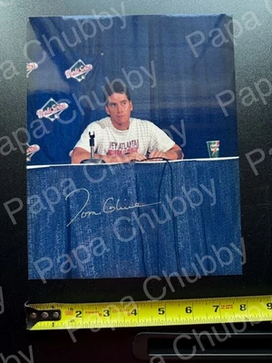 Tom Glavine Autograph Signed Auto 8x10 Photo Atlanta Braves World Series MLB (A) - Image 1 of 3