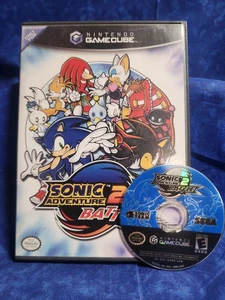 Sonic Adventure 2 Battle (Nintendo GameCube) Sin Manual - ETIQUETA NEGRA - Probado - Imagen 1 de 3