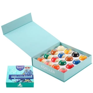 AXD-1TH Billiard Balls Pool Table Accessories 2-1/4" Regulation Size 16 Pool ... - Picture 1 of 9