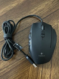 Logitech G600 Wired Gaming Mouse - Black - Picture 1 of 4