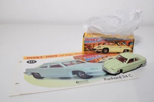 B91 1:43 ATLAS DINKY TOYS 524 PANHARD 24 C 24C LIGHT GREEN MIB + LEAFLET - Foto 1 di 19