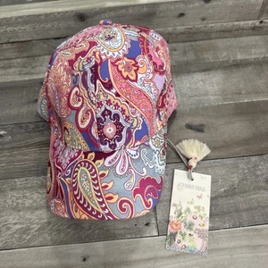 Johnny Was NWT - Bee Active Baseball Hat - O/S Sandalwood Pink - Picture 1 of 5