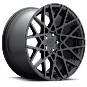 (1) 19x8.5 +38 Rotiform BLQ R112 5x114.3 Matte Black Wheel - Picture 1 of 3