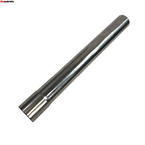 2 " ID to 2" OD x 18" Length Straight Exhaust TailPiping SS T201