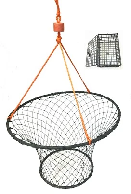 Kufa Gummi umwickelt 30 Zoll Krabbenring mit 50 Fuß Seil & Ködertasche CT88 + EL10 - Bild 1 von 4