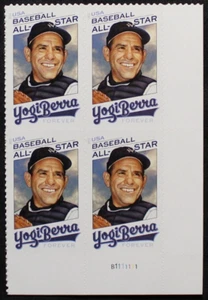 US Plattenblöcke Briefmarken #5608 ~ 2021 Yogi Berra Forever postfrisch SP01c - Bild 1 von 1