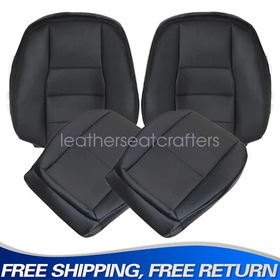 FOR 2008-2014 Mercedes Benz C300 C350 Driver & Passenger Replacement Seat Cover Foto 1 de 4