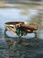 Один камень с россыпью